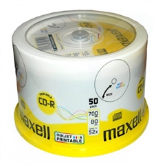 CD-R medij Maxell 700MB/80min, 52x, 50 kosov