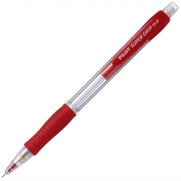 Tehnični svinčnik Pilot Super grip H-185-SL-R 0,5 mm, rdeča