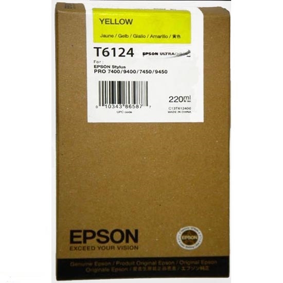 Kartuša Epson T6134 (rumena), original