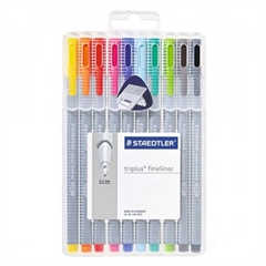 Flomastri Staedtler Fineliner Triplus, 10 kosov