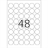 Okrogle samolepilne etikete Herma 4387 Superprint Removables, (Ø 30) , 25/1 