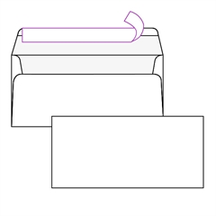 Kuverta amerikanka, 230 x 110 mm, brez okenca, 500 kosov