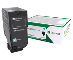 Toner Lexmark 74C20C0 (modra), original