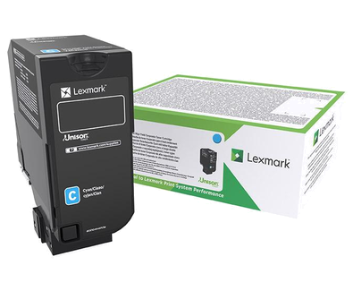 Toner Lexmark 74C2HCE (modra), original