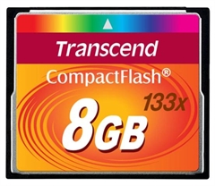 Spominska kartica Transcend CF Ultra Speed 133x, 8 GB