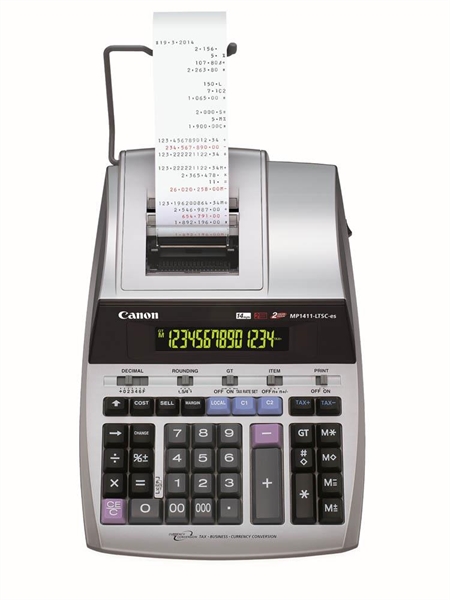 Namizni kalkulator Canon MP1411-LTSC, z izpisom