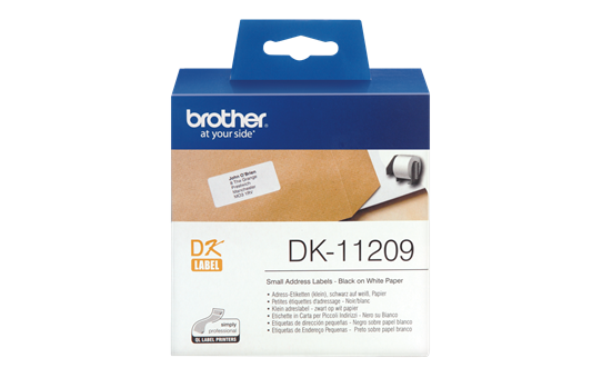Etikete Brother DK-11209, neskončne, 29 mm x 62 mm, original 