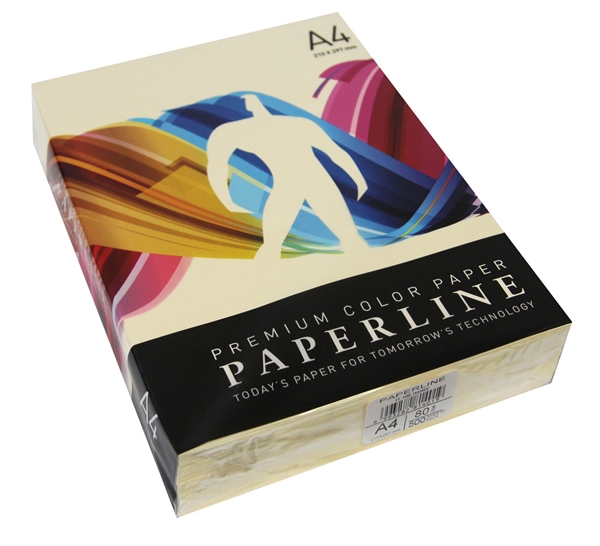Barvni fotokopirni papir A4, slonovinasta (ivory), 500 listov