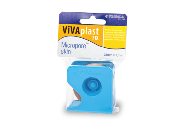 Obliž Vivaplast Fix Micropore SkIn, 25 mm x 9,1 m