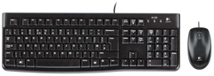 Tipkovnica Logitech MK120 z miško, žična