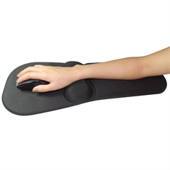 Podloga za miško in opora Sandberg Gel Mousepad Wrist + Arm Rest, črna