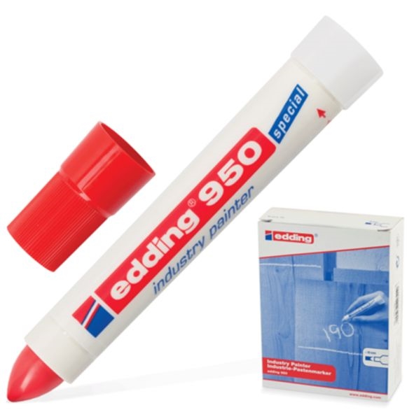 Flomaster Edding E-950 (pasta), rdeča