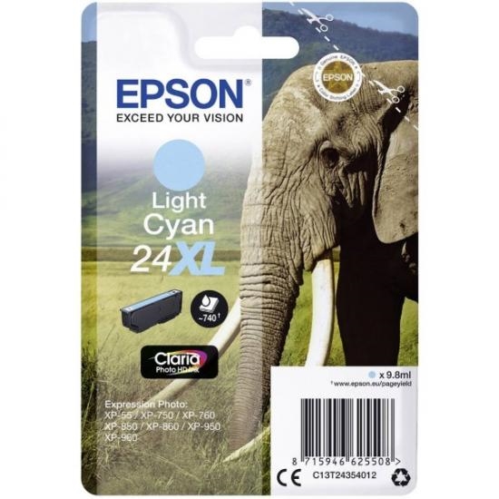Kartuša Epson 24XL (C13T24354012) (svetlo modra), original