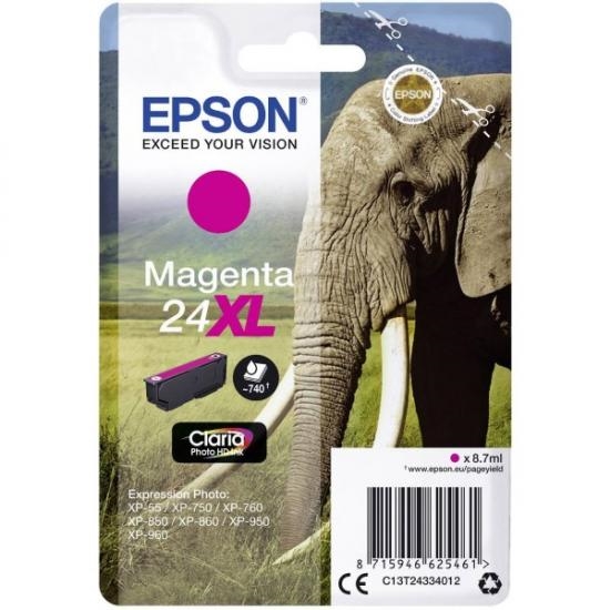 Kartuša Epson 24XL (C13T24334012) (škrlatna), original