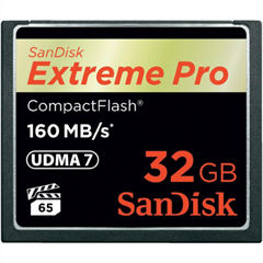 Spominska kartica SanDisk Compact Flash Extreme PRO, 160 MB/s, 32 GB