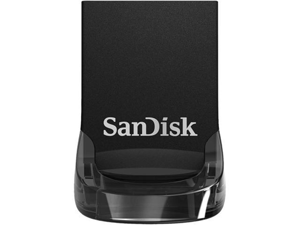 USB ključ SanDisk Ultra Fit, 128 GB, črna 