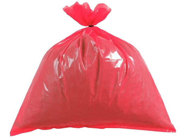 Plastične vreče za smeti, rdeče, 35 L, 50 kosov