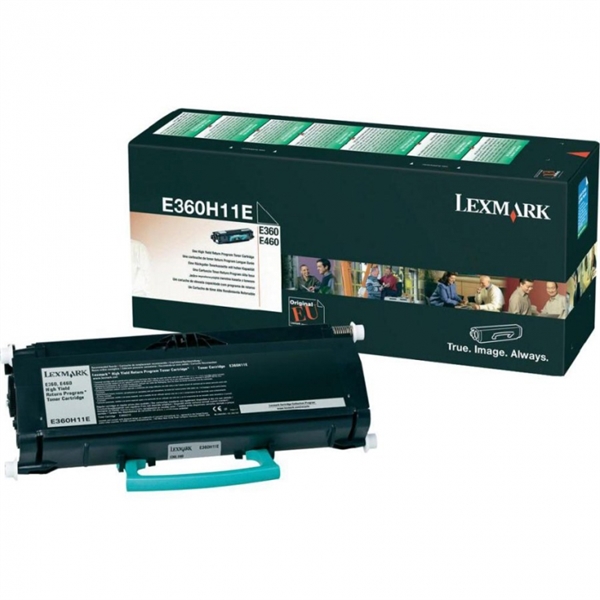 Toner Lexmark E360H11E (črna), original