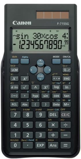 Tehnični kalkulator Canon F715SG, črn