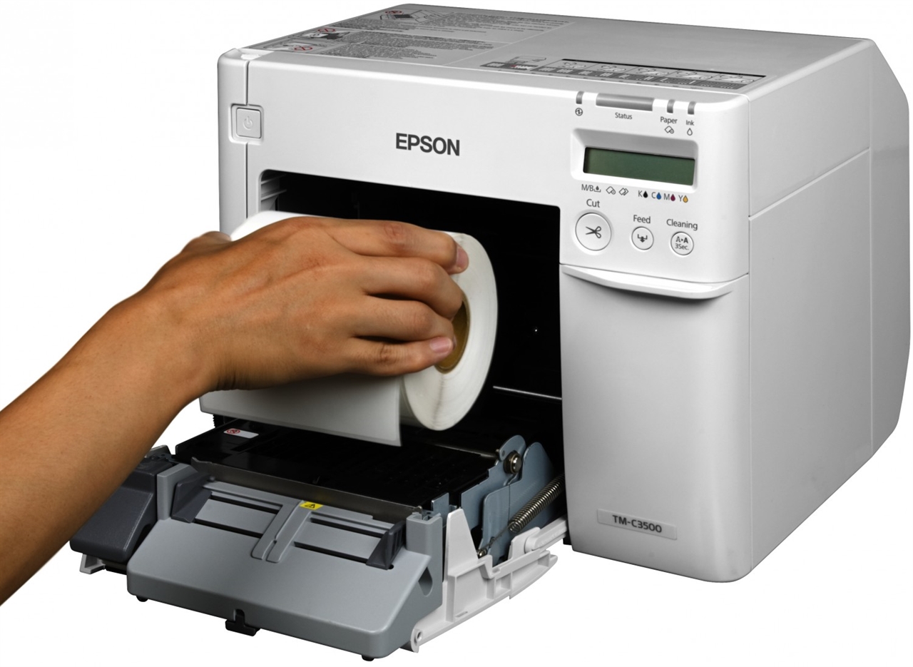 Tiskalnik nalepk Epson  TM C3500 PRINTINK si kartue in 