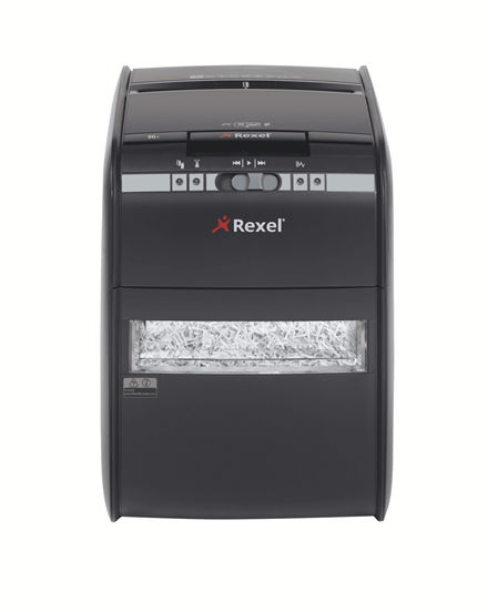 Uničevalnik dokumentov Rexel Auto+ 90X (4 x 45 mm), P-3, s podajalnikom