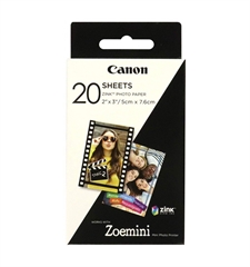 Foto papir Canon ZINK, 20 listov (5 x 7,6 cm)
