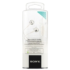 Slušalke Sony za Android/iPhone, žične, bela, MDREX110AP