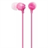 Slušalke Sony z ušesnimi čepki, žične, roza MDREX15LPPI