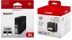 Komplet kartuš Canon PGI-2500XL (BK/C/M/Y) + PGI-2500XL BK (črna), original