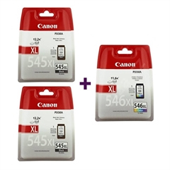 Komplet kartuš Canon 2 x PG-545XL + CL-546XL, original