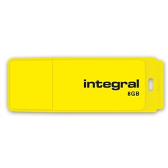 USB ključ Integral Neon, 8 GB, rumen