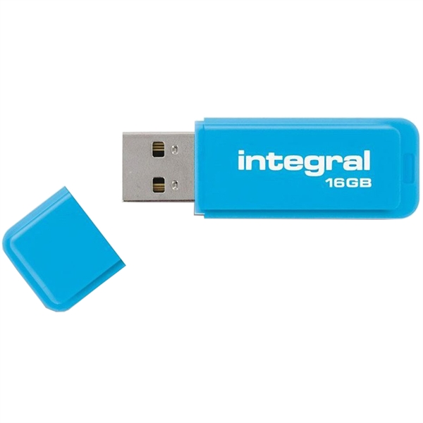 USB ključ Integral Neon, 16 GB, moder