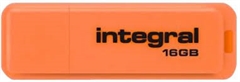 USB ključ Integral Neon, 16 GB, oranžen