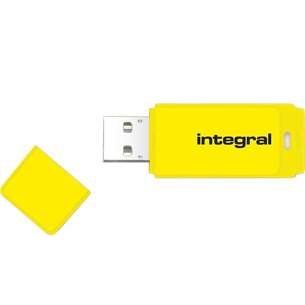 SUPER CENA: USB ključ Integral Neon, 16 GB, rumen