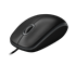 Miška Logitech B100, žična, črna