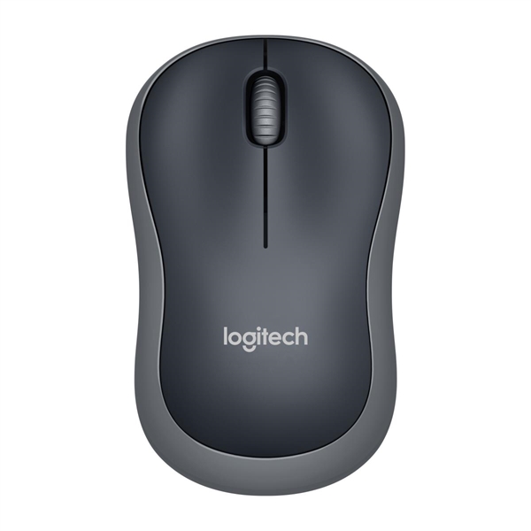 Miška Logitech M185, črna, brezžična, mini