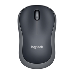 Miška Logitech M185 Wireless, črna, brezžična, mini