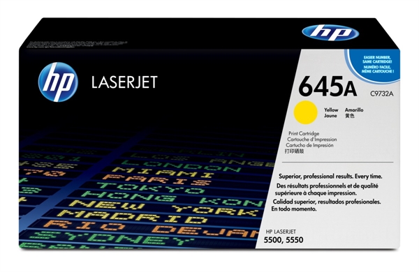 Toner HP C9732A 645A (rumena), original