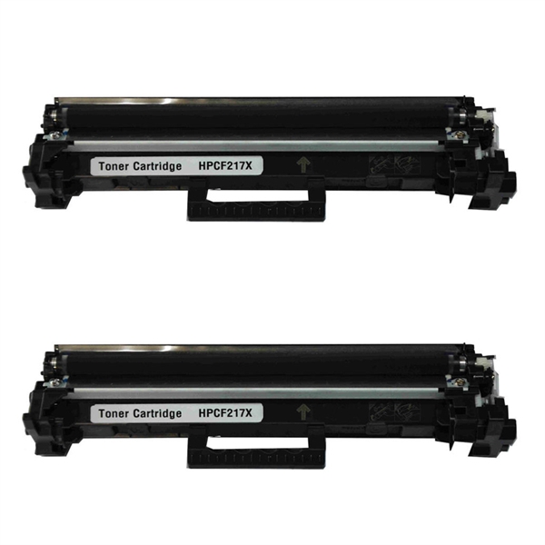 Toner za HP CF217X 17X (črna), dvojno pakiranje, kompatibilna