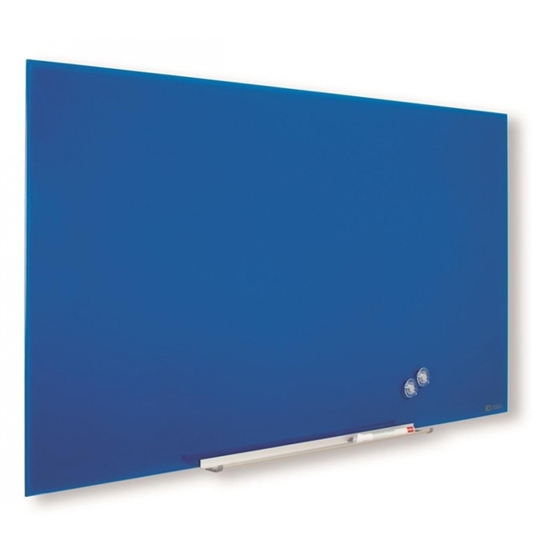 Stenska steklena tabla Nobo Diamond, 38,1 x 67,7 cm, modra
