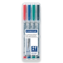 Marker Staedtler Lumocolor 311 WP4 S 0,4 mm, 4 kosi