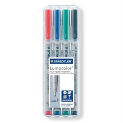 Marker Staedtler Lumocolor 316 WP4 0,6 mm, 4 kosi