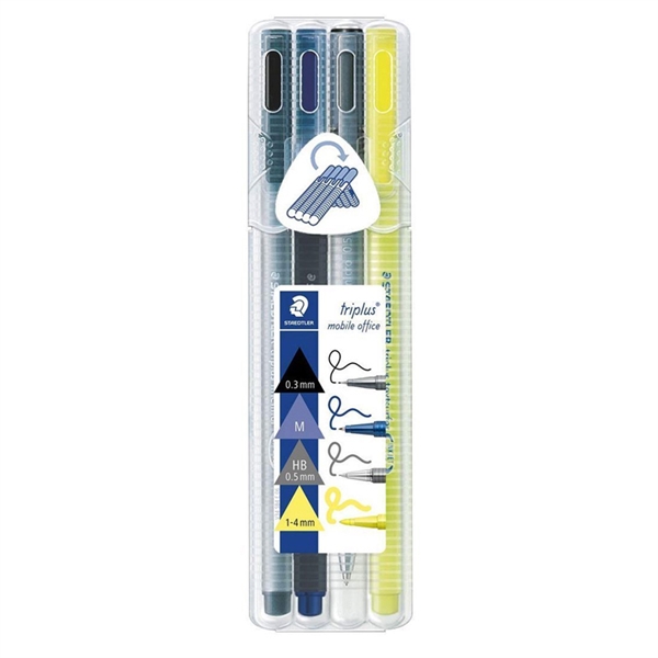 Multi set Staedtler Triplus mobilna pisarna, 4 kosi