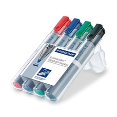 Marker Staedtler Lumocolor 356 WP4 2mm, komplet, 4 barve