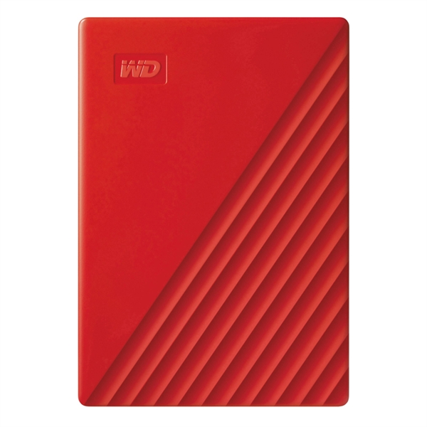 Zunanji prenosni disk WD My Passport 2019, 2 TB, rdeča