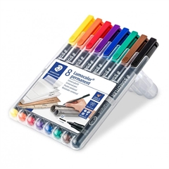 Marker Staedtler Lumocolor 317 WP8 1 mm, 8 kosov