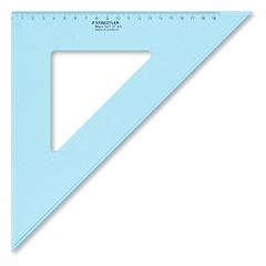 Trikotnik Staedtler 45°, 31 cm, moder