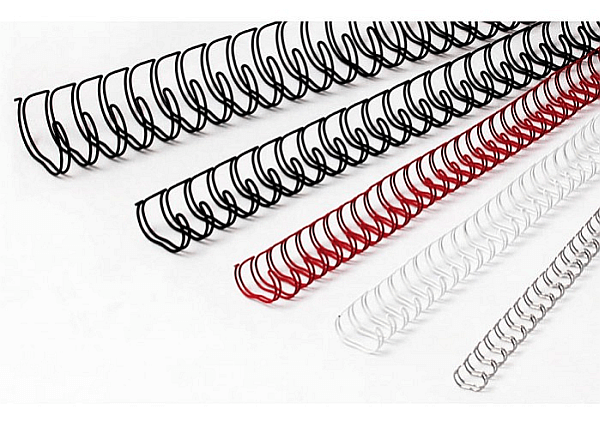 Žične špirale GBC, 10 mm (2:1), bela