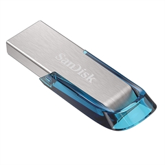 USB ključ Sandisk Ultra Flair, 128 GB, moder