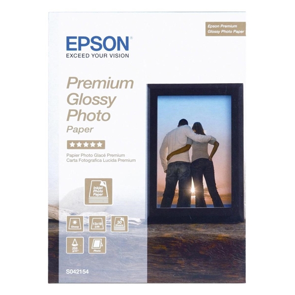 Foto papir Epson C13S042154, 13 x 18 cm, 30 listov, 255 gramov